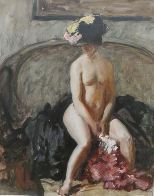 フィリップ・ウイルソン・スティア　座る裸婦